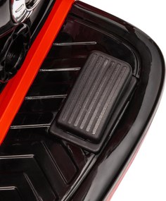 AIYAPLAY Motocykl elektryczny dla dzieci, 3 koła, na baterię 6V, ze światłami i muzyką, dla dzieci w wieku 3-6 lat, Czerwony