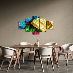 Obraz mierników koloru (125x70 cm)