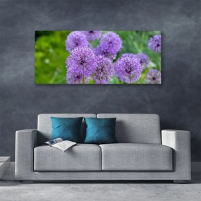 Obraz canvas Fioletowa Łąka Kwiatowa