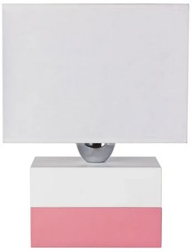 Biało różowa lampka na biurko dla dziewczynki 3X S188 S3-R51