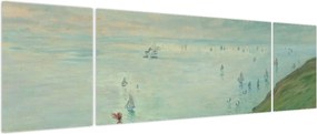Obraz - Henri Fantin-Latour, Cliffs at Pourville, reprodukcje (170x50 cm)