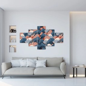 Obraz - Fale i wzgórza (125x70 cm)