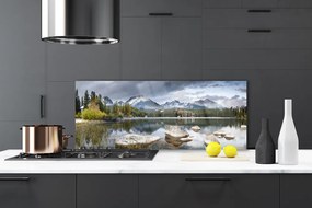 Szkło nad Blatem Panorama Alpejskiej Sielanki