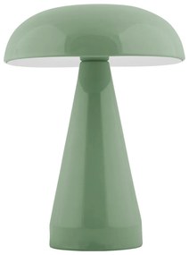 Zielona lampa stołowa LED ze ściemniaczem i metalowym kloszem (wysokość 20,5 cm) Rachel – Leitmotiv