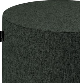 Puf Barrel kolor zielony tkanina strukturalna