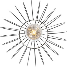 Industrialna lampa sufitowa czarna - Margarita