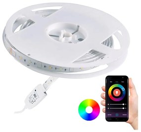 RGB LED Ściemnialna taśma zewnętrzna Wi-fi LED/8W IP65 2 m Tuya