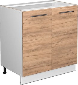 Szafka pod zlew złoty dąb energetyczny 80x51.6x82 fame-line