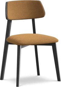 Krzesło z litego drewna w kolorze terakoty Niu – Makamii