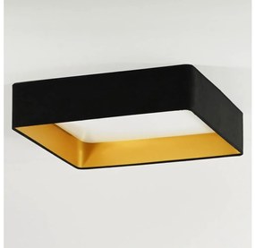 Brilagi - LED lampa sufitowa VELVET SQUARE LED/24W/230V czarna