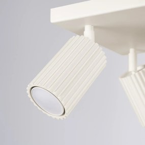 Kremowa lampa sufitowa 25x25 cm Gleam – Nice Lamps