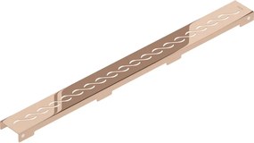 Mexen Flat M18 maskownica do odpływu liniowego 50 cm, różowe złoto - 1623050