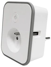 Inteligentne gniazdko z pomiarem zużycia 3680W/230V + 2xUSB/12W/5V Wi-Fi