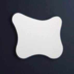 Lustro LED w kształcie "Gresham" odwracalne z podświetlaną ramą cm 100x75h