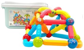 Woopie magnetyczne klocki konstrukcyjne edukacyjne 128 el.