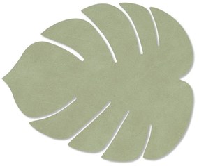 Mata stołowa ze skóry ekologicznej 22x26 cm Monstera Leaf Nupo – LIND DNA