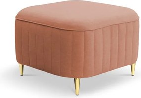 Pufa LAREN w kolorze pudrowy róż w tkaninie CASTEL 55