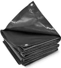 Plandeka wodoodporna PVC 2x3 m 650g/m² antracyt UV