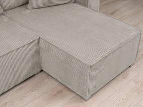 Narożnik w kształcie U SMART COSARO 295x140 cm, beżowy