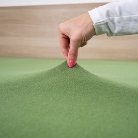 4Home prześcieradło frotte zielony oliwkowy, 180 x 200 cm