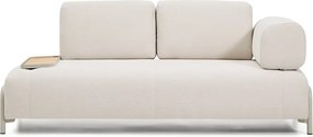 Beżowa sofa modułowa z tkaniny szenilowej 200 cm Compo – Kave Home