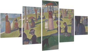 Obraz - Georges Seurat, A Sunday on La Grande Jatte, reprodukcje (125x70 cm)