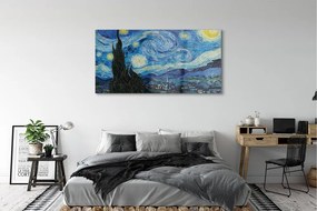 Obraz na szkle Gwiaździsta noc - Vincent van Gogh