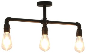 Czarna lampa sufitowa loftowa - EX175 Tuleko