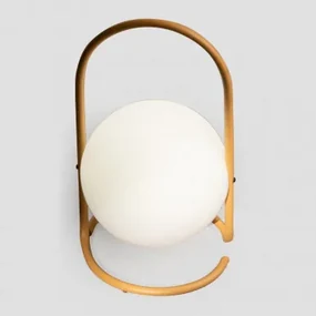 Bezprzewodowa Zewnetrzna Lampa Stolowa Led Balum Vanilla Yellow - Sklum