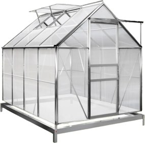 Szklarnia z poliwęglanu z podstawą M4, 250x190x195cm, przezroczysta Gardebruk