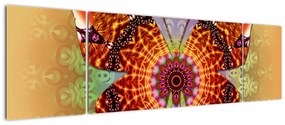 Obraz - Etno motyl (170x50 cm)