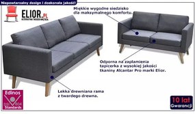 Komplet 2 sof wypoczynkowych Kazora - Ciemnoszary