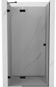 Mexen Lunar drzwi prysznicowe uchylne lewe 100 cm, transparent, czarne - 834-100-000-70-00-L