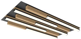 Wofi 9031-506S - LED 34W 230V regulowane plafon Palermo drewno