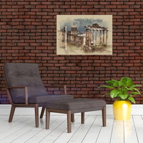 Obraz - Forum Romanum, Rzym, Włochy (70x50 cm)