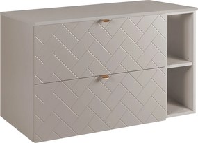 Meble łazienkowe, Kaszmir, 100 x 57 x 46 cm, złote uchwyty