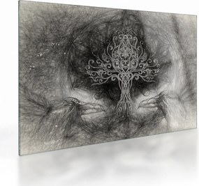 Obraz na szkle - Drzewo życia (70x50 cm)
