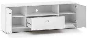 Szafka RTV BLANC 03 1D2S 160 biały połysk ML MEBLE