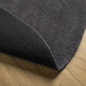 Antracytowy owalny dywan 120x170 S8-F94