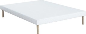 Zestaw stelaż i materac hybrydowy ze sprężynami kieszeniowymi i pamięcią kształtu – grubość 30 cm – 160 × 200 cm - OLIANE marki YSMÉE