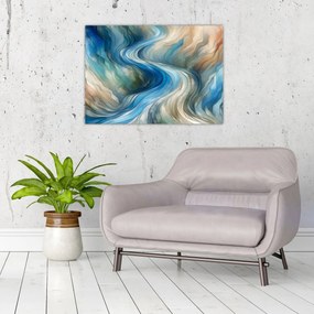 Obraz - Abstrakcyjny nurt (70x50 cm)