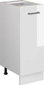 Szafka apteczna biały wysoki połysk 30x46x81.6 r-line