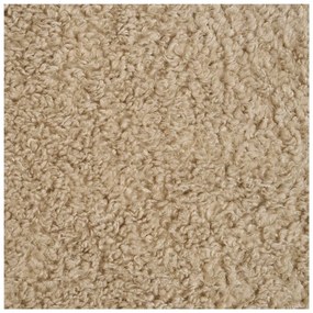 Jasnobrązowy fotel z materiału bouclé Lunaro – House Nordic
