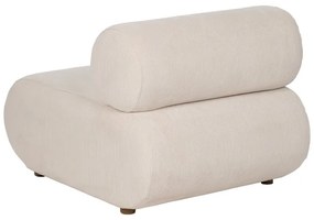 Kremowy sztruksowy fotel – Ixia