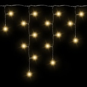 Świąteczny świetlny deszcz - 7,8 m, 400 LED, ciepła biel