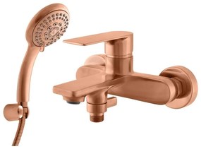 RAV Slezák NL154.5/1ZRK - Zestaw wannowy z baterią NIL, szczotkowane różowe złoto