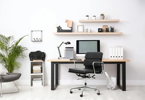 Fotel biurowy CH2171T skóra chrom