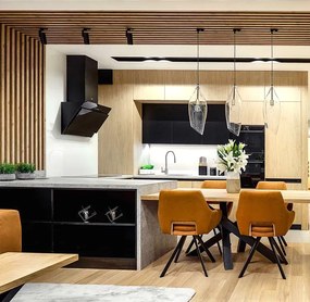 Akustyczne panele lamelowe 2 szt. fornir dębowy M5-P60