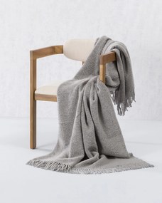 Pled Boucle 140x200cm silver grey