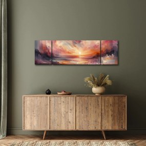 Obraz - Malowane zorze (170x50 cm)